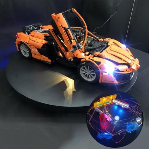 Remote Control Lighting Kit LED Light Kit for Lego 20087 McLaren Racing Car LED Included Only