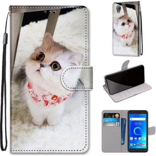 For Case redmi 7a Redmi 3 4A 4X 5 Plus 5A 6 Pro 6A 7 GO Leather Phone Cover Animal Floral Dog Cat Tiger Lovely Girl Capa