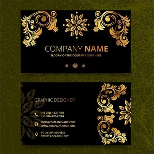 90X54 mm 300gsm white paper with both sides printing full color printing business card