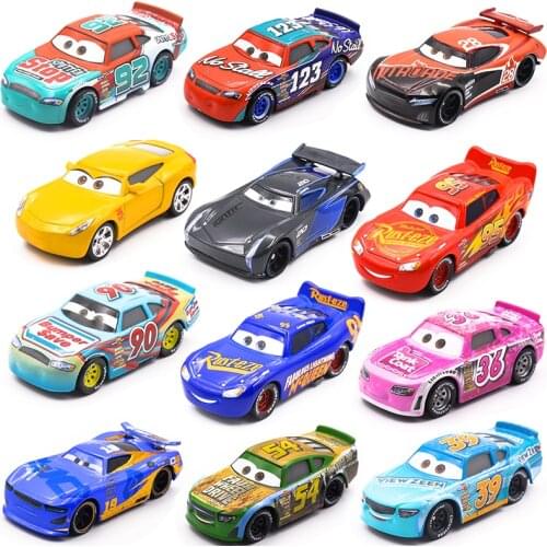 Disney Pixar Cars 3 2018 New Lightning McQueen Jackson Storm Cruz Ramirez Diecast Metal Car Model Birthday Gift Toy For Kid Boy