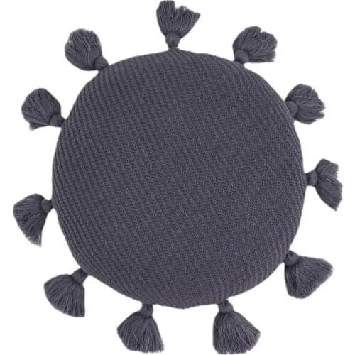 Nordic Style Solid Color Seat Cushion Fluffy Breathable Backrest Pillows Warm Sofa Sleeping Tatami Mattress Butt Pads