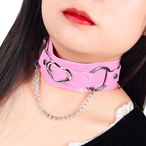 Gothic Necklace Punk Style Women Choker Collar Necklace Chocker Round Spike Collar Pendant Jewelry For Women Birthday Party Gift
