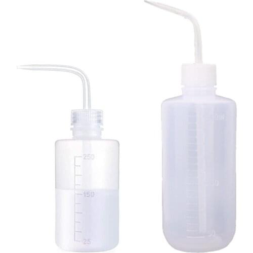 28EB 250/500ml Watering Can Plastic Squeeze Bottle for Succulents Potted Plants Flower with Long Nozzle Beak Pouring Kettle Tool