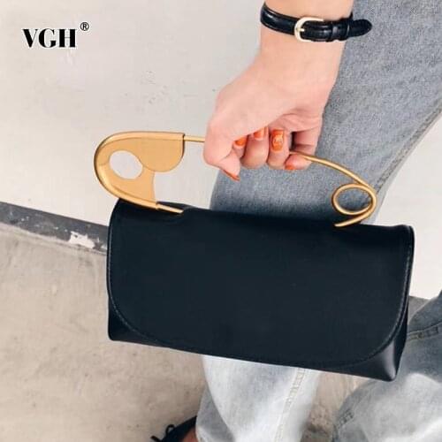 VGH Elegant PU Leather Women Belt Patchwork Pin Chic Style Irregular Hit Color Belts For Female 2020 Summer Accessories Fashion