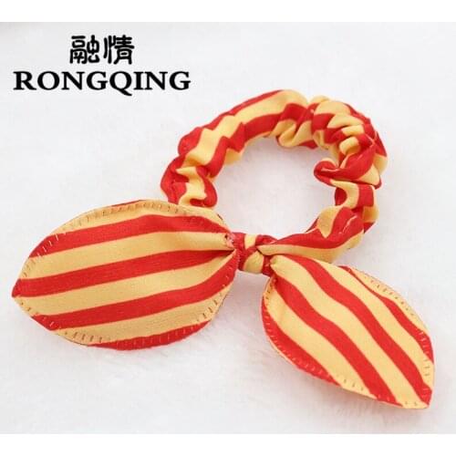 RONGQING 20pcs/lot Color mixed jewelry for women Rabbit ears Hair circle Bow tie Hairline Hair Jewelry