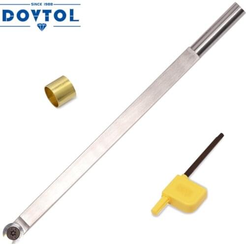 Woodturning Tools Carbide Tipped Lathe Chisel Finisher Tool Bar With Ci0 16mm Round Carbide Insert for Wood Hobbyist or DIY