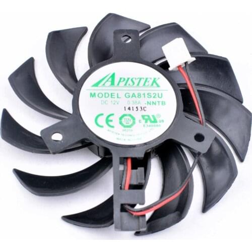 Original GA81S2U-NNTB GT630 diameter 75mm hole 40mm graphics card cooling fan
