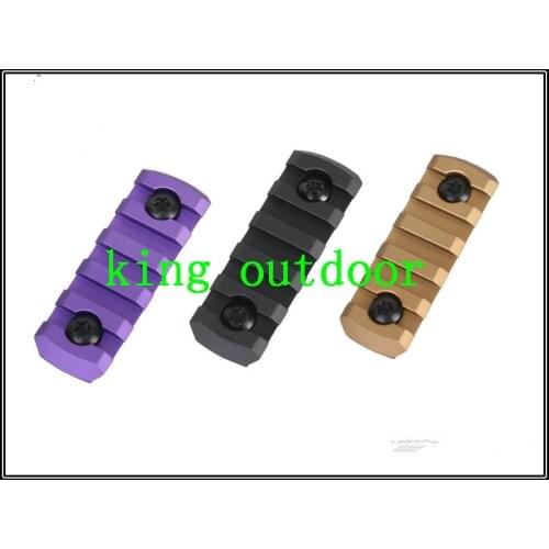 Co-Witness Accessory Rail for EMR with M-LOK Black/Dark Earth/Purple