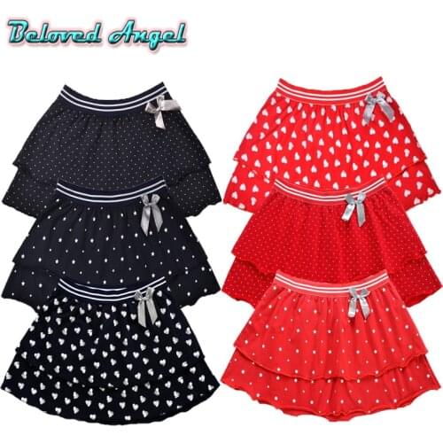 2019 Fashion Cute Baby Girls Summer Tutu Skirts Star Dot Stripe Print Princess Girls Ballet Dancing Party Skirt Cotton Clothing