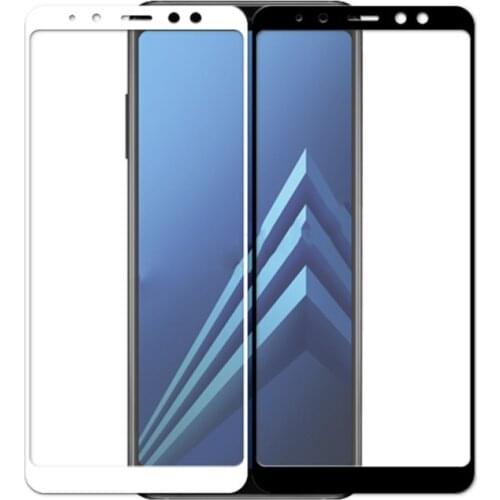Tempered glass on for samsung galaxy a 6 8 plus 2018 screen protector for samsung a6 a8 a6plus a8plus a7 a9 2019 protective film