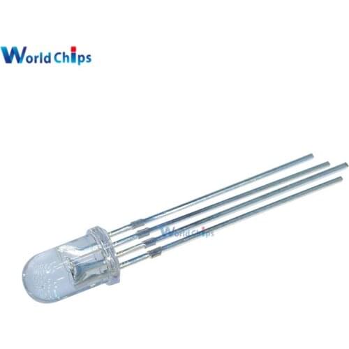 10/20/50Pcs 5mm 4pin RGB Tri-Color Common Cathode LED Red Green Blue