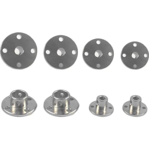 10pcs Pipe Fitting Flange Rigid Flange Coupling Motor Guide Shaft Coupler 3/4/5/6/8/10/11/12/14mm Motor Connector