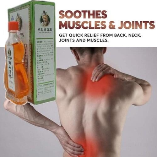 25ml Tianqi Active Oil Rheumatism Myalgia Relieve Chinese Joint Privet Pain Arthritis Smoke Ointment Balm Herbal Medicine L C7O9
