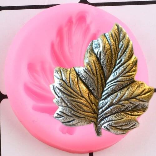 3D Maple Leaf Shape Silicone Fondant Mold DIY Baking Cupcake Topper Cake Decoration Candy Resin Clay Chocolate Gumpaste Moulds