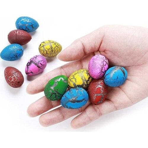 6Pcs Cute Magic Hatching Growing Dinosaur Eggs Add Water Growing Dinosaur Novelty Gag Toys For Child Kids Educational Toys Gifts