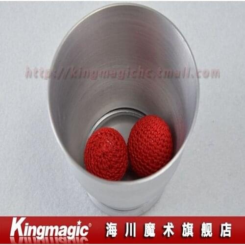 Aluminum Chop Cup - Classic Line/ magnetic cup/magic tricks/magic toys/as seen on tv/novelty items Free shipping by CPAM