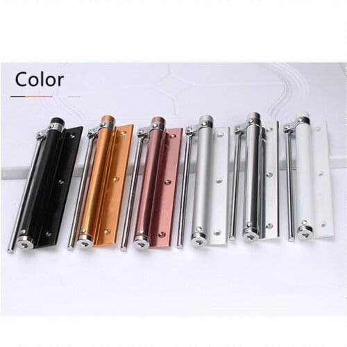 Automatic Door Self-Closing Hinge Mute Easy To Rebound No Slotting Punching Free Door Closer Invisible Punch-free Closure Home