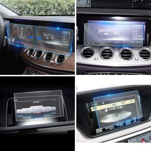 For Mercedes Benz E Class W212 W213 E200 E220 Car GPS Navigation LCD Screen Tempered Glass Protective Film Anti Scratch