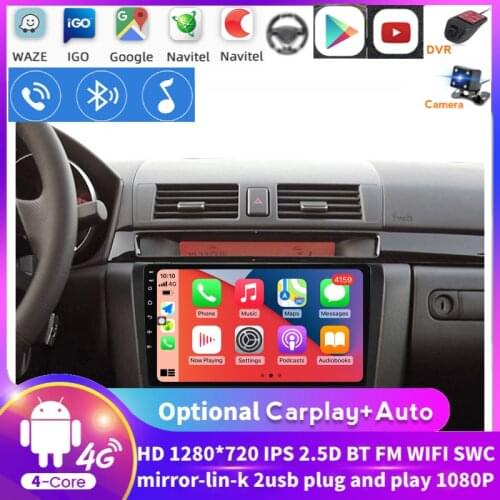 Car Multimedia Player GPS For Mazda 3 Mazda3 2004 2005 2006 2007 2008 2009 2010 2011 2012 Car Stereo Radio Headunit Wifi