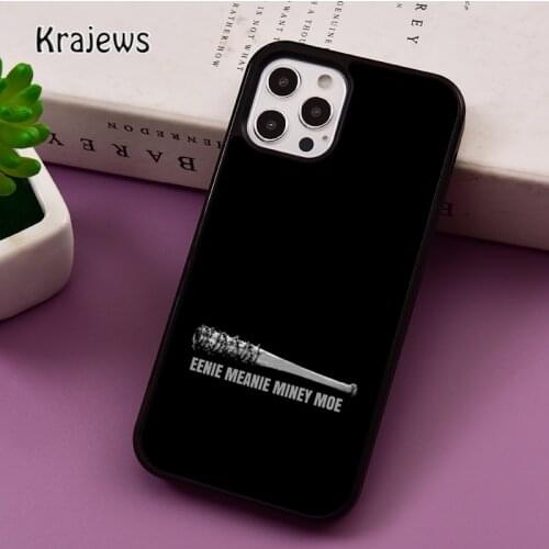 Lucille The Walking Dead Negan phone Case For iPhone 5 SE 2020 6S 7 8 Plus 12 mini 11 Pro X XR XS Max Samsung S9 S10 coque Cover