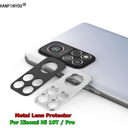For Xiaomi Mi 10T / Pro 5G 6.67" Luxury Camera Guard Circle Metal Lens Protector Case Cover Bumper Protection Ring