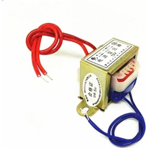 10W EI Ferrite Core Input 220V 50Hz Vertical Mount Electric Power Transformer