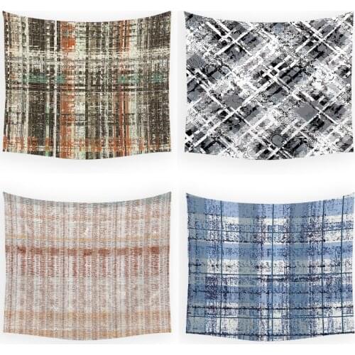 Geometric striped lattice tapestry wall hanging tapestry wall boho home decor tapestry wall hanging anime accent wall decor home