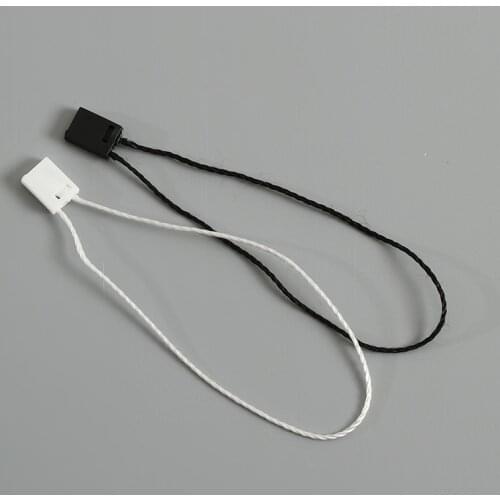 Quality hang tag string in apparel white strings hangtag cord for garment seal tag stringing rope price hangtag