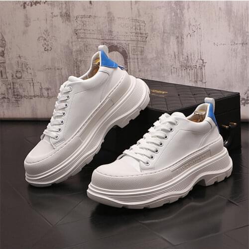 Summer NEW Leather Men Casual Shoes Flat Board Shoes Sneakers Loafers Zapatos Hombres