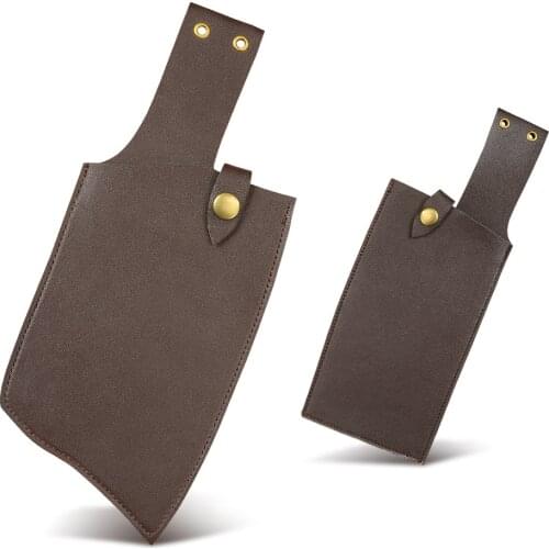 XYj Kitchen Accessories Leather Chef Knife Sheath 8"inch Slicing Butcher Chopping Knife Cover Protector Outdoor Carry Cases 1Pcs