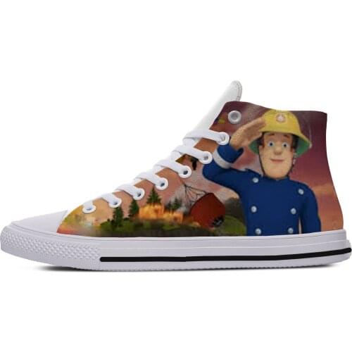 2019 Hot Cool Fashion Summer Sneakers Handiness Casual Shoes 3D Printed Cartoon Cute Funny For Men Women Fireman Sam