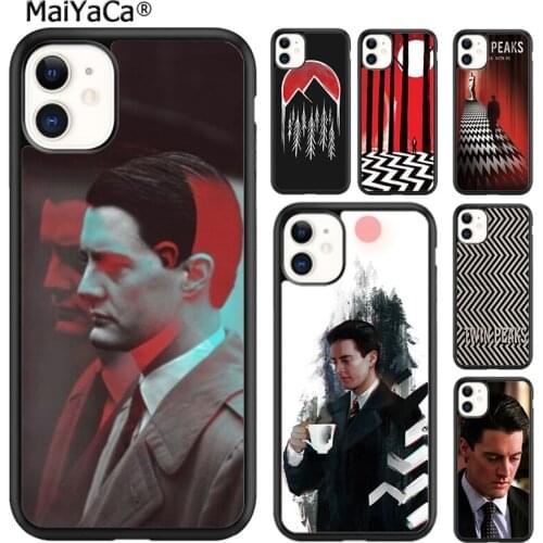 MaiYaCa Twin Peaks Dale Cooper Phone Case Cover For iPhone SE 6 6s 7 8 plus X XR XS 11 12 pro max Samsung Galaxy S8 S9 S10 shell