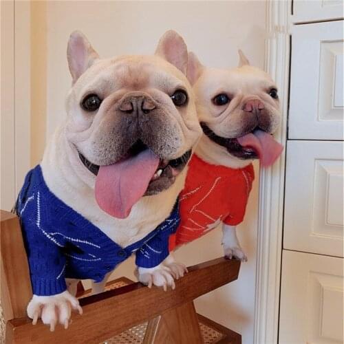 Fashion Dog Sweater Jumper Clothes Winter Warm Pet Puppy Hoodie Jacket Coat for Small Medium Dogs French Bulldog Chihuahua LDC27