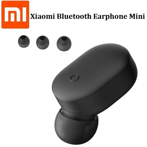 Original Xiaomi Mi Wireless Bluetooth Earphone Mini Single Headset Bluetooth 4.1 IPX4 Waterproof Build-in Mic Handfree Earbuds
