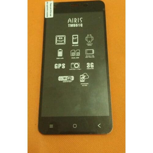 Used Original LCD Display +Digitizer Touch Screen+ Frame for Oukitel U7 MTK6582 5.5 inch QHD 960x540 Free shipping