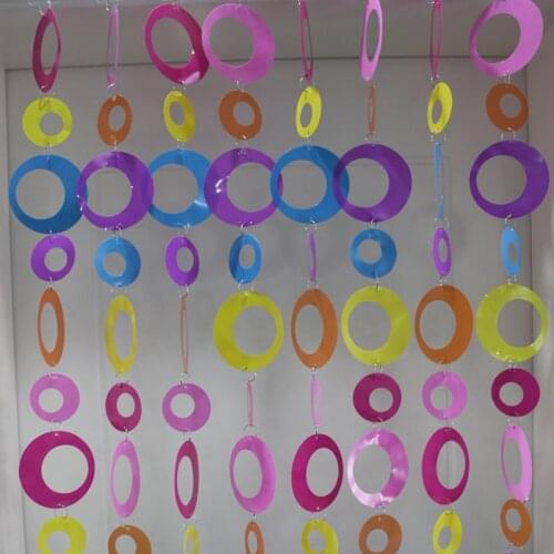 PVC colored plastic discs children cartoon curtain Shutters Wedding background home decoration door curtains