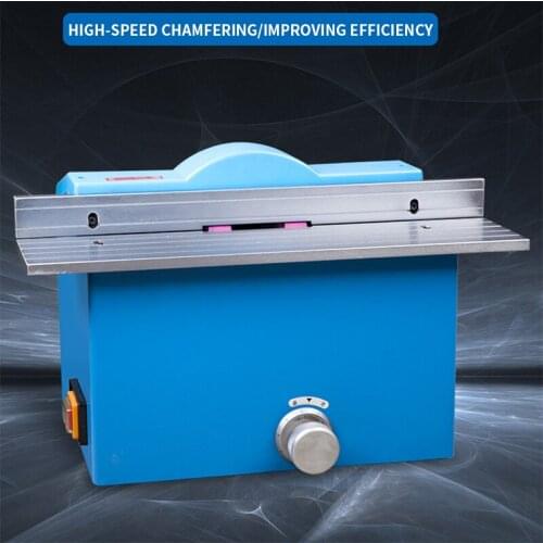 Grinding Wheel Chamfering Machine 600S Multifunctional Desktop Flat Louver Wheel For Grinding 45° Mold Straight Edge