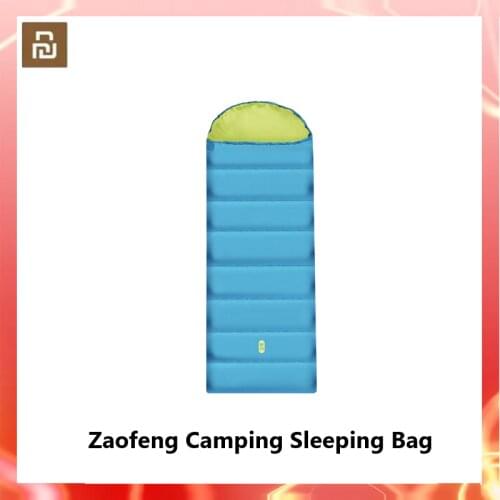 Xiaomi Zaofeng Camping Sleeping Bag 4 Season Warm Cold Envelope Backpacking Sleeping Bag Lightweight Outdoor Traveling Hiking