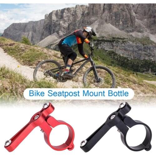 Aluminum Alloy Bike Seatpost Mount Water Bottle Holder MTB Bike Bottle Cage Bicycle Cycling Accessories 2 Colors Optional