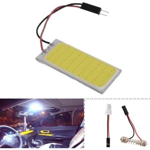 1 pcs 12 V Xenon HID White 36 COB LED Dome Map Light bulbs styling car Bulb Interior Lamp LED Interior Panel Car S2U8