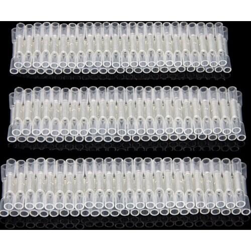 100PCS Insulated Heat Shrink Butt Connectors Waterproof Electrical Wire Splice Cable Crimp Terminals Connector 0.25-0.5mm2