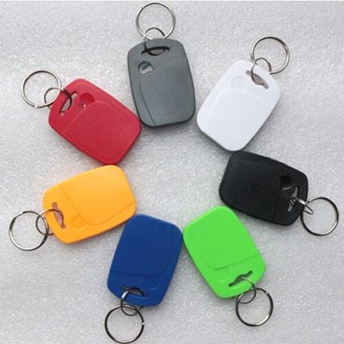 1000pcs 13.5MHZ UID Changeable MF S50 1K IC Keys Keyfobs Token Tags S50 NFC Clone Copy Back door Rewritable Blank Magic Card