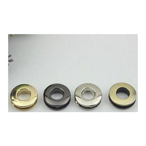 20 PCS/lot) screw 1 cm inner diameter on fox surface casting rings bags handbags hardware metal accessories
