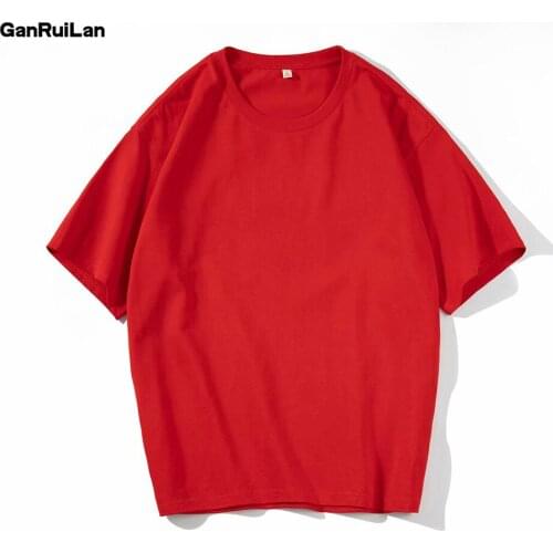 2021New Summer short sleeve T-Shirt Men Tee Shirt Loose Solid Basic T Shirt Male Casual O-neck Hipster Tshirt Top LS-A9