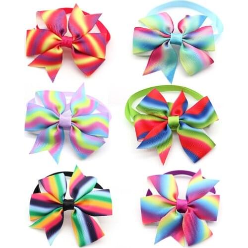 30 Pcs Dog Cat Bowties Necktie Ribbon Bowknot Pet Grooming Product Dog Accessories Bow Ties Pet Supplies