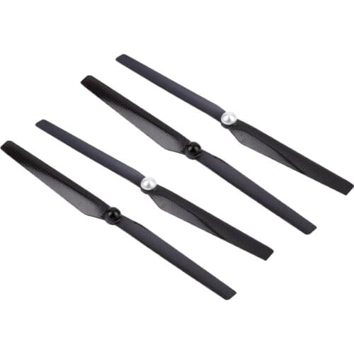 4pcs/lot YUNEEC Q500 1030 Self-lock Carbon Fiber Propeller Self-tighten Prop M8 Quick Release