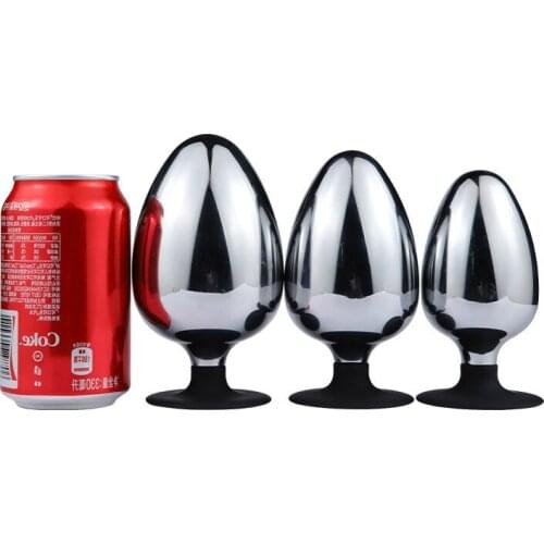 Metal Butt Plug Big Anal Plug Sex Toys for Couples Heavy Dilatador Anal Toys Buttplug Gay Sextoy Aluminum Alloy Large Butt Plug