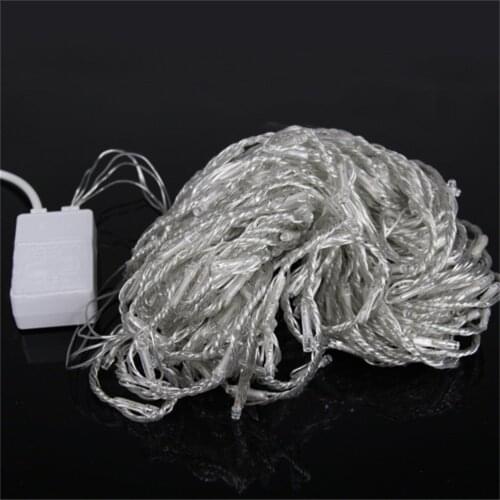 360LED Curtain Fairy Light Waterfall Indoor/Outdoor Christmas Wedding White