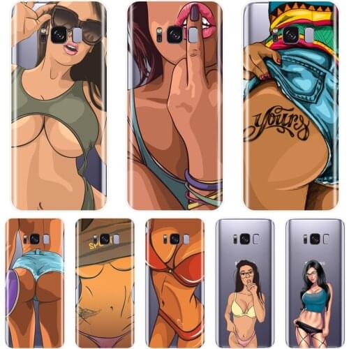 Phone Case For Samsung Galaxy S8 S9 Plus S5 S6 S7 Edge Soft Silicone Sexy Girl Back Cover For Samsung Galaxy Note 4 5 8 9 Case