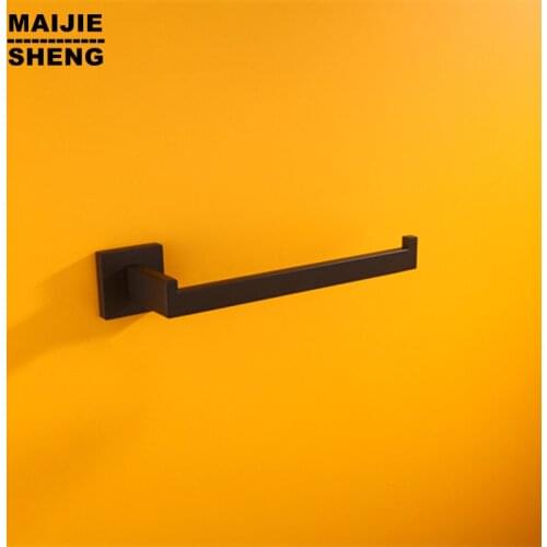 Black Towel Ring,Towel Holder Rack,Solid stainless steel Construction,Black Finish,Bathroom Products,Bathroom Accessories304